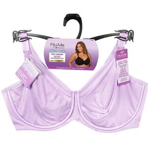 Fit For Me by Fruit of the Loom-Purple Underwire Bra